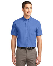Port Authority TLS508 Men Tall Short-Sleeve Easy Care Shirt at GotApparel