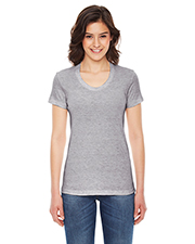 Custom Embroidered American Apparel TR301W Ladies 3.7 oz Triblend Short-Sleeve Track T-Shirt at GotApparel