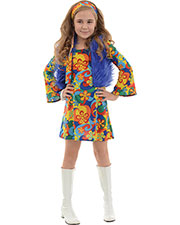 Halloween Costumes UR26266SM Girls Far Out Child Small at GotApparel