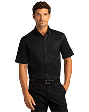 Port Authority W809 Men <sup>®</Sup> Short Sleeve Superpro React<sup>™</Sup> Twill Shirt. at GotApparel