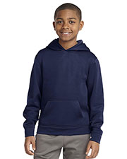 Sport-Tek® YST244 Boys Sport-Wick Fleece Hooded Pullover at GotApparel