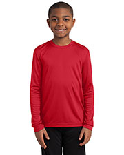 Sport-Tek® YST350LS Boys Long-Sleeve PosiCharge®  Competitor  Tee at GotApparel