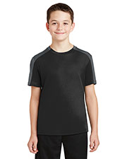 Sport-Tek® YST354 Boys PosiCharge® Competitor Sleeve Blocked Tee at GotApparel
