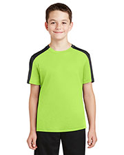 Sport-Tek® YST354 Boys PosiCharge® Competitor Sleeve Blocked Tee at GotApparel
