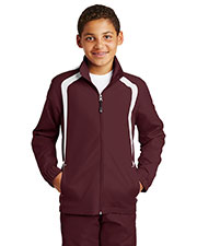 Sport-Tek® YST60 Boys Colorblock Raglan Jacket at GotApparel