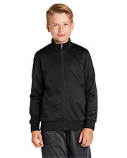 Sport-Tek YST94 Boys ®<sup> ®</Sup> Youth Tricot Track Jacket. at GotApparel
