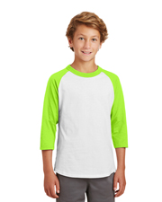 Sport-Tek® YT200 Boys Colorblock Raglan Jersey at GotApparel
