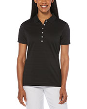 Callaway CGW437 Women Ladies' Ventilated Striped Polo at GotApparel