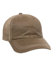Outdoor Cap HPD-610M  Weathered Cotton Solid Mesh Back Cap at GotApparel