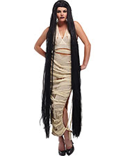 Halloween Costumes MR176006 Unisex Wig Black 60 Inch Straight at GotApparel