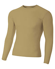 A4 N3133 Men Long-Sleeve Compression Crew at GotApparel