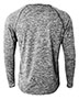 A4 N3305 Men Long Sleeve Raglan Space Dye