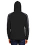 A4 N4004 Men 6 oz Spartan Tech-Fleece Color Block Hooded Sweatshirt