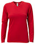 A4 NW3029  Ladies' Long-Sleeve Softek V-Neck T-Shirt