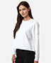Adidas A1014 Women's Beyond Side-Snap Crewneck Sweatshirt