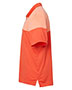 Adidas A213 Men Heathered 3-Stripes Colorblocked Polo