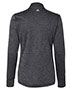 Adidas A285 Women 's Brushed Terry Heathered Quarter-Zip Pullover