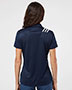 Adidas A325 Women 's 3-Stripes Shoulder Polo