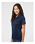 Adidas A325 Women 's 3-Stripes Shoulder Polo