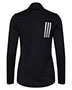 Adidas A483 Women 's 3-Stripes Double Knit Full-Zip