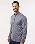 Adidas A593 Men's Space Dyed Quarter-Zip Pullover
