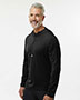 Adidas A596 Men's Lightweight Quarter-Zip Hooded Pullover