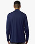 Adidas A708 Men's Textured Stripe Quarter-Zip Pullover