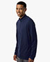 Adidas A708 Men's Textured Stripe Quarter-Zip Pullover