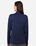 Adidas A709 Women's Textured Stripe Quarter-Zip Pullover