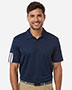 Adidas A719 Men's Performance 3-Stripes Climacool Polo