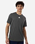 Dark Grey Heather/ White