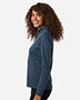 AllPro 4HM70L Women's Pro-Lock Performance Mlange Quarter-Zip Pullover