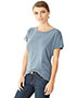 Custom Embroidered Alternative Apparel 04861C1 Ladies 3.69 oz Rocker Garment-Dyed Distressed T-Shirt