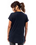 Custom Embroidered Alternative Apparel 2894B2 Ladies Slinky-Jersey V-Neck T-Shirt