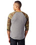 Custom Embroidered Alternative Apparel AA2089 Men 4.9 oz. Baseball Eco Jersey T-Shirt