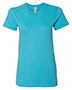 Custom Embroidered American Apparel 2102W Ladies 4.3 oz Fine Jersey Short-Sleeve T-Shirt