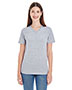 Custom Embroidered American Apparel 2356W Ladies 4.3 oz Fine Jersey Short-Sleeve V-Neck