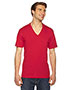 Custom Embroidered American Apparel 2456W Men 4.3 oz Fine Jersey Short-Sleeve V-Neck T-Shirt