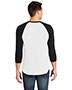 American Apparel BB453W Poly-Cotton 3/4-Sleeve Raglan T-Shirt