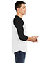 American Apparel BB453W Poly-Cotton 3/4-Sleeve Raglan T-Shirt