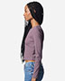 American Apparel BR2107 Women's Baby Rib Long Sleeve Cropped Tee