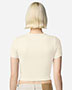 American Apparel BR210 Women's Baby Rib Cropped Tee