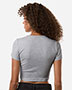American Apparel BR210 Women's Baby Rib Cropped Tee