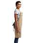 Artisan Collection by Reprime RP121  Unisex ‘Barley’ Contrast Stitch Sustainable Bib Apron