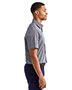 Artisan Collection by Reprime RP221 Mens 3.7 oz Microcheck Gingham Short-Sleeve Cotton Shirt