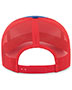 Augusta 105P Perforated 5-Panel Trucker Snapback Cap