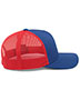 Augusta 105P Perforated 5-Panel Trucker Snapback Cap