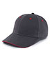 Augusta 121C  Brushed Twill Cap With Sandwich Bill