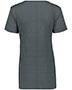 Augusta 222755 Women Ladies Striated Shirt Short Sleeve