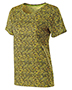 Augusta 229372 Women Ladies Space Dye Shirt Short Sleeve